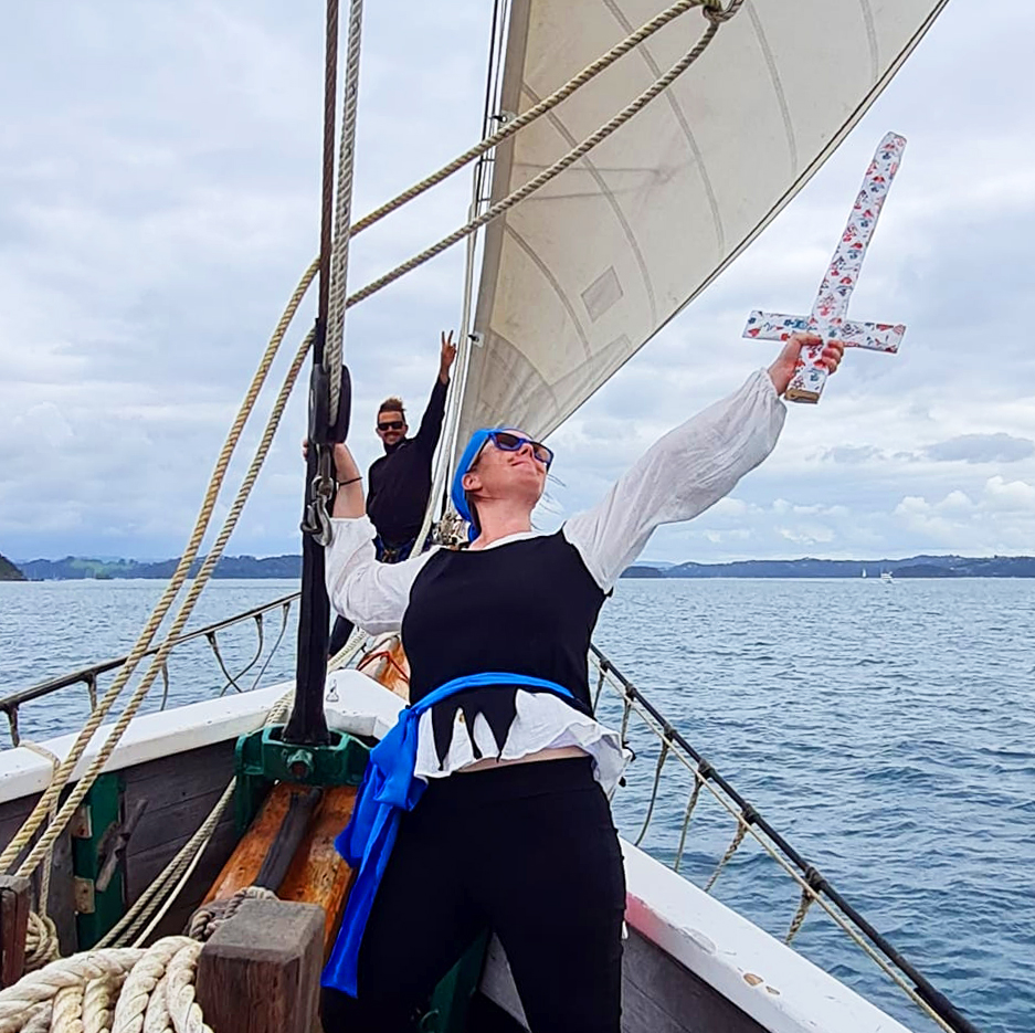 Adult pirate sail