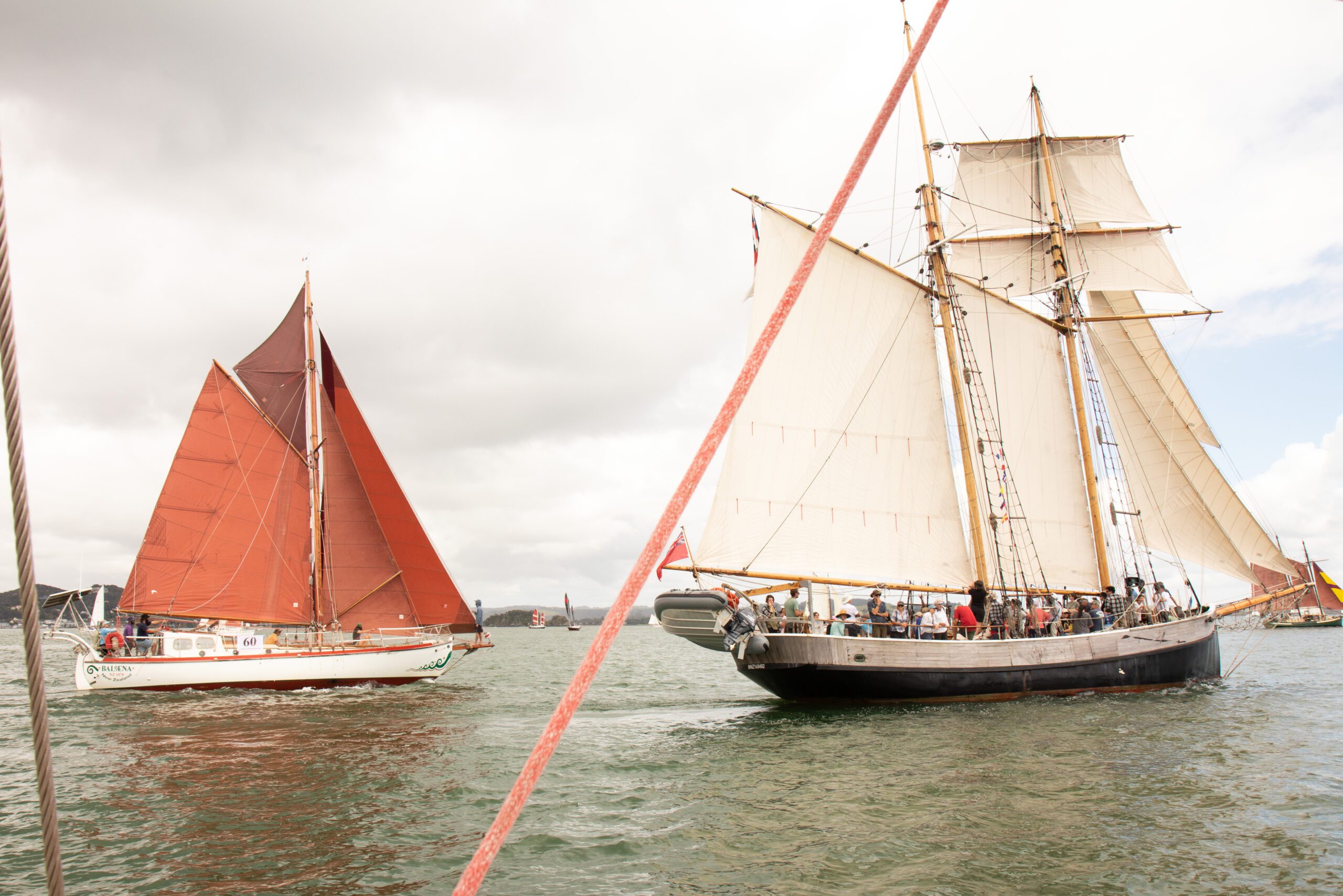 The R. Tucker Thompson tall ship participating in the tall ship race